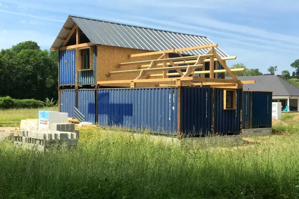construction maison conteneur