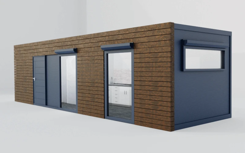 Module salon conteneur living room